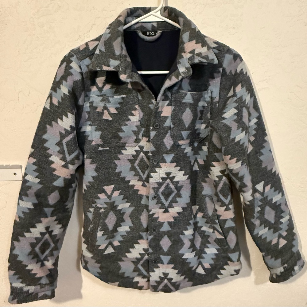 Stoic Aztec fleece Patterned Jacket, western